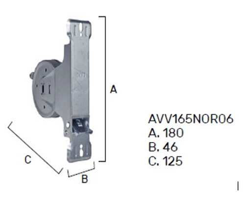 Avvolgitore interasse 142 165 - interasse, 142/165