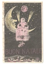 Buon Natale cartolina liberty