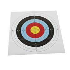 Confezione 30 Carta Bersaglio Tiro con l'Arco 60cm Completa Ri-ng Tiro con l'Arco Composta Anti Curva Fiocchi An