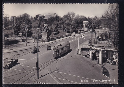 Cartolina torino ponte umberto - cartolina,