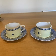 Set 2 tazze e piattini Royal