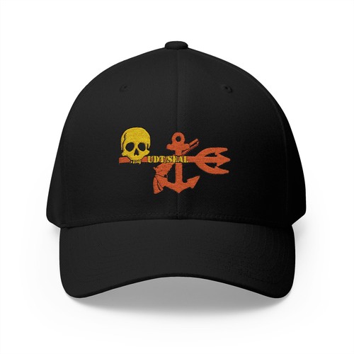 Navy seal udt skull trident - seal,