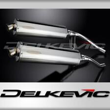 KIT SCARICO SILENZIATORE BSAU OVALE INOX 450mm SUZUKI GW250 INAZUMA 2012-2018