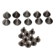 10pz borchie sfuse a cono con
