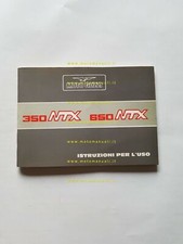 Moto Guzzi NTX 350 - 650 1987 manuale uso manutenzione originale owner's manual