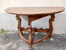 CONSOLE NOCE GROSSO SPESSORE - FINE '800 EMILIA - CHIODI ANTICHI - POCO RESTAURO