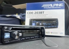 ALPINE CDE-203BT  Telecomando CD Player Radio BLUETOOTH AUX USB Media Player