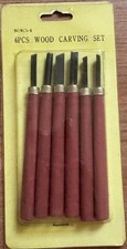Set 6 Sgorbie intaglio legno per intagliatori, Occasione Vintage