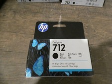 Cartuccia inchiostro ufficio HP 712 nero 3ED70A DesignJet nuova/sigillata 06/2024 scaduta