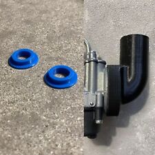 Curva carburatore dell’orto sha 13/13 + Boccole Slitta Piaggio Ciao E Simili