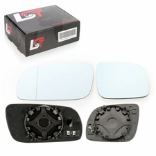 2x Specchietto Laterale Vetro SX Dx Riscaldabile Blaugetönt per VW Golf 4 Cabrio