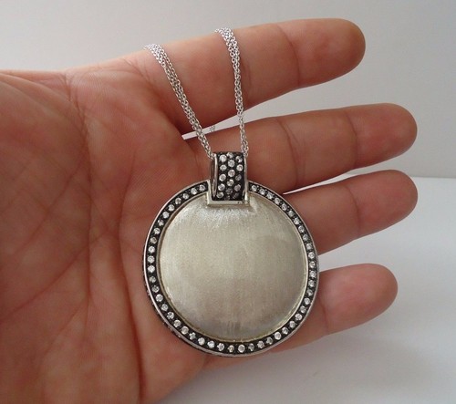 Collana ciondolo tondo - ciondolo, con