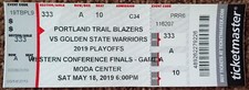 TICKET Stub NBA Western
