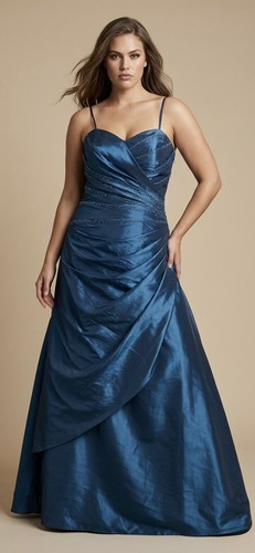 Abito ballo elegante blu - da,