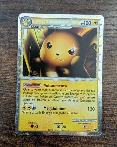 Pokemon 2010 raichu heartgold - pokemon,