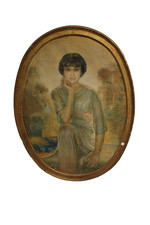 Olio su tela ritratto