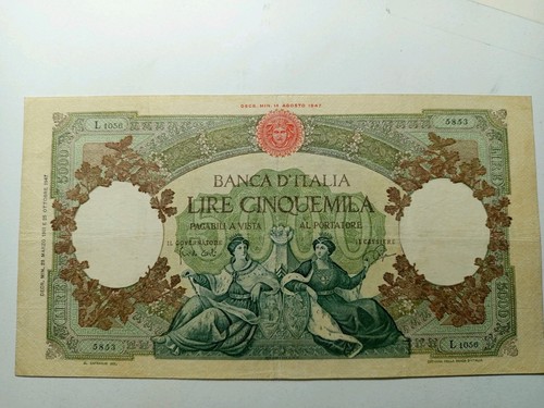 5000 lire regine del - lire,