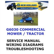 NEW HOLLAND G6030 MOWER TRACTOR MANUAL WORKSHOP REPAIR SERVICE PDF