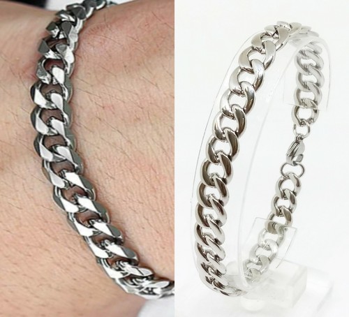 Bracciale uomo acciaio - bracciale,