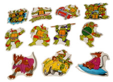 ADESIVI STICKERS MISTI TARTARUGHE NINJA -VINTAGE