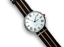 x Orologio Polso Uomo Analogico Quarzo Moderno Fashion Casual Tessuto RomSi lac