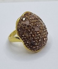 ANELLO PAVETTATO MARRONE
