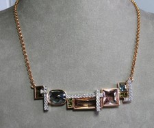 Collana geometrica cristallo