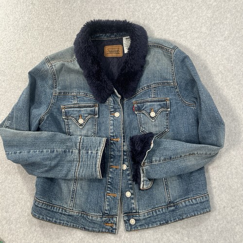 Giacca camionista levi blu - levi's,