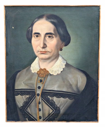 Biedermeier ladies portrait - biedermeier,