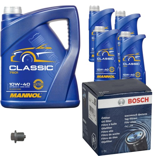 Filtro olio bosch mannol - l,