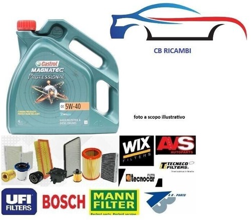 Kit tagliando olio - lt, 5w40+4