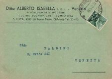 Ditta Alberto Isabella Riscaldamenti moderni cucine fumisteria Venezia Cartolina