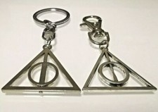 Portachiavi ciondolo HARRY POTTER  I DONI DELLA MORTE Triangolo uomo donna