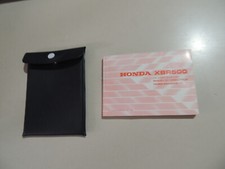 Honda XBR 500 11.1986 manuale