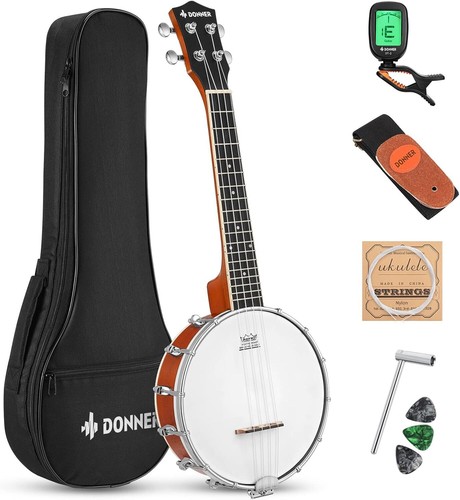 Donner banjolele corde banjo - donner, 4