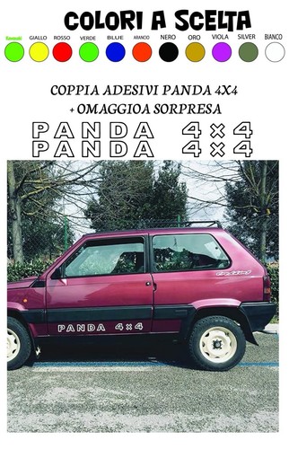 Panda 4x4 adesivo - , stickers