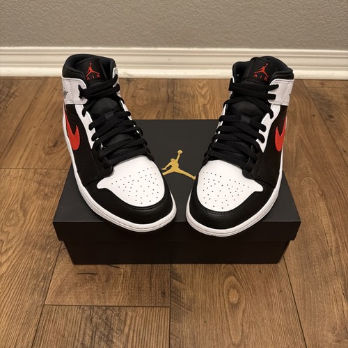 Jordan mid black chile red - mid,