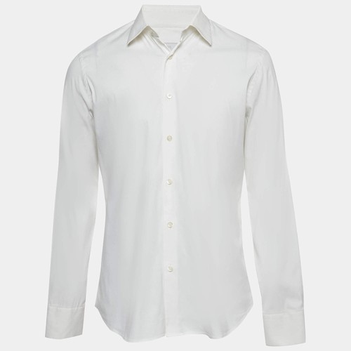 Camicia prada bianca cotone - camicia, in