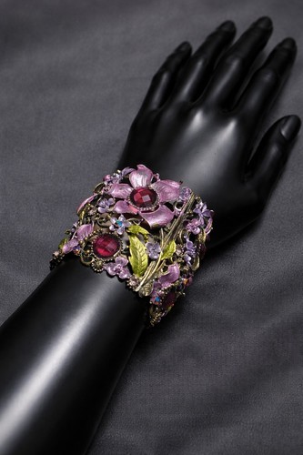 Bracciale vintage floreale - vintage,