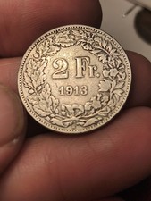 Svizzera Rara 2 franchi 1913