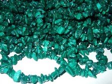 Pietre Dure Forate - Chips - 50 pz. - MALACHITE