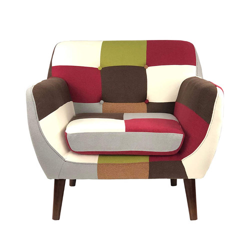 Poltrona tessuto patchwork - in,