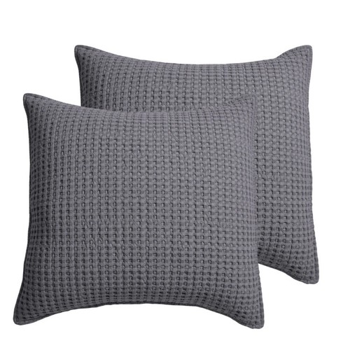 Mills waffle euro sham - set,