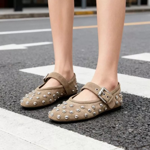Ballerine borchie metalliche - borchie,