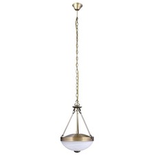 Lampadario vetro metallo - e,