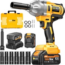 Chiave a percussione senza fili 740Ft-lbs (1000N.m) 3300RPM pistola a percussione coppia elevata 1/2 pollice