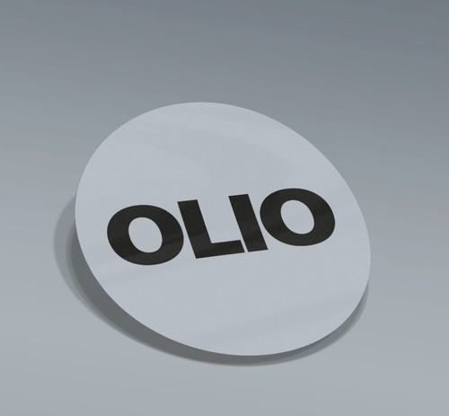 Adesivo rotondo tappo olio - rotondo,