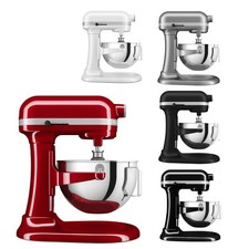 KitchenAid 5KSM55SXXE Robot da Cucina Heavy Duty 6,6 L con Sollevatore di Ciotole