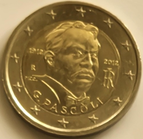 Italia moneta euro poeta - moneta, 2