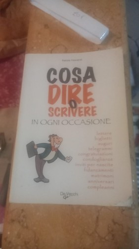 Libro cosa dire scrivere in - dire, o